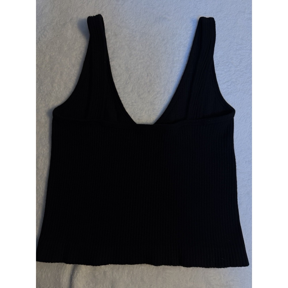 Free People Intimately Tank Top Women's XSmall Black Croptop